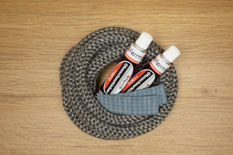 Dichtscshnur-Set 12mm Runddichtschnur mit 2x Kleber