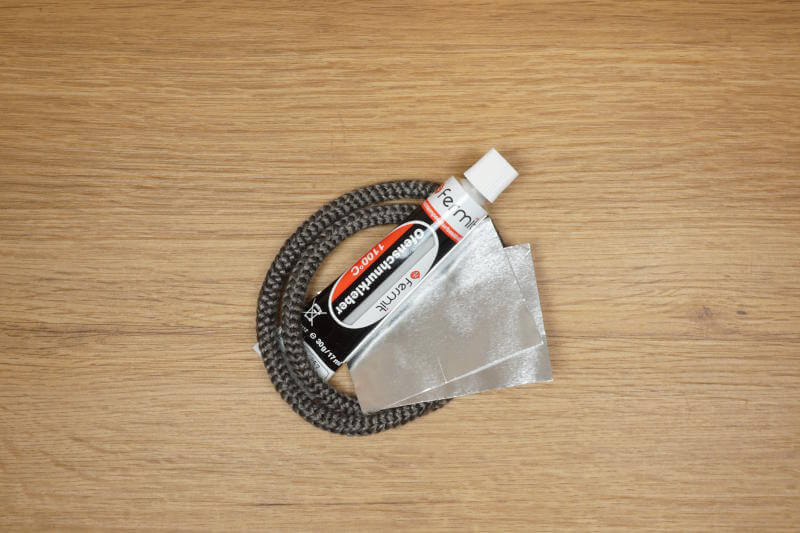 Dichtscshnur-Set 6mm Runddichtschnur mit 1x Kleber