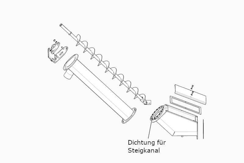 Gummiflanschdichtung Zeichnung