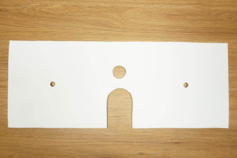 Isolierplatte hinter der Zugplatte Compello