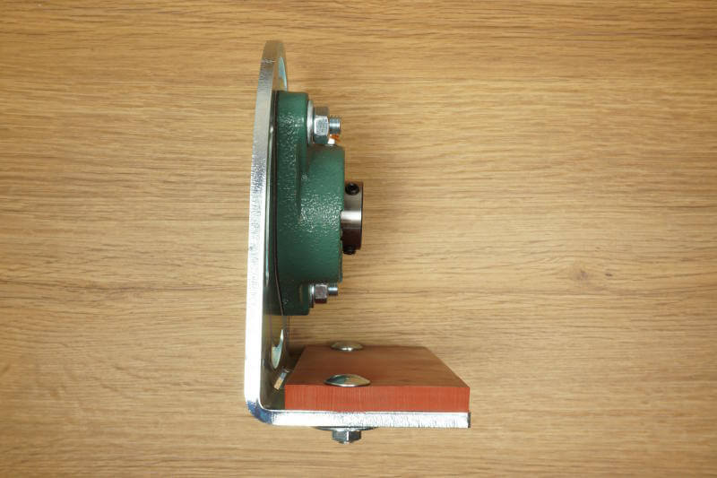 Motorflansch auf der Steigschnecke