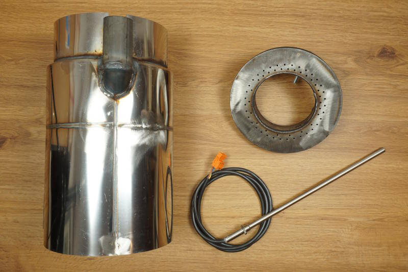 Verschleissteile Set 8kW - Flammrohr, Brennteller, GlĂĽhstab