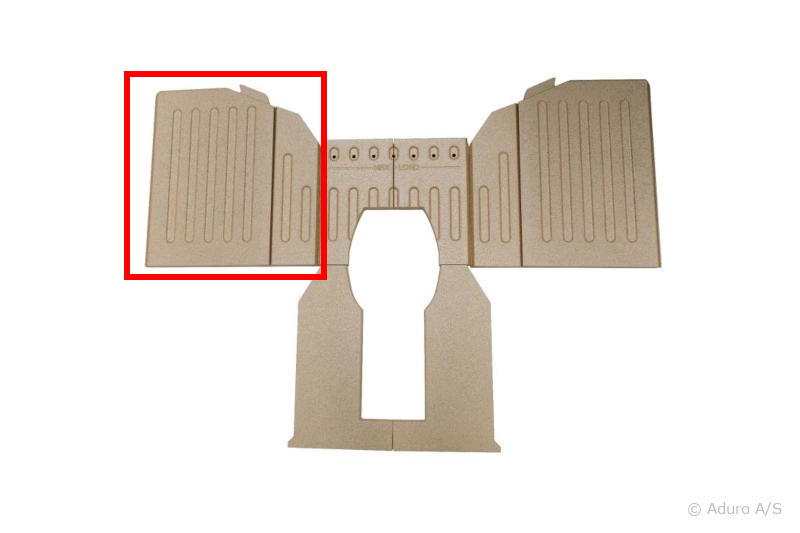 Isoliersteine-Set Seitensteine links H5